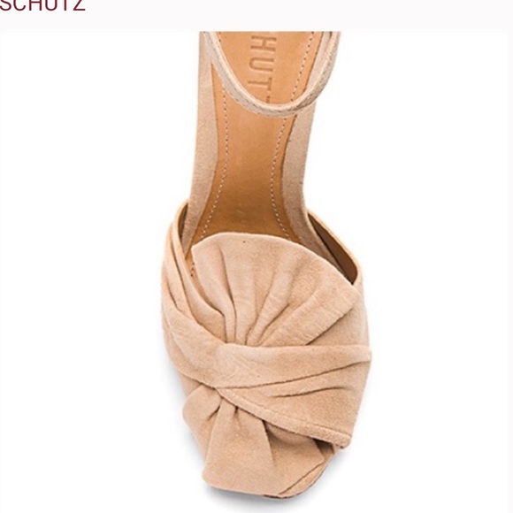 SCHUTZ Natally twist bow leather heel - Picture 5 of 8